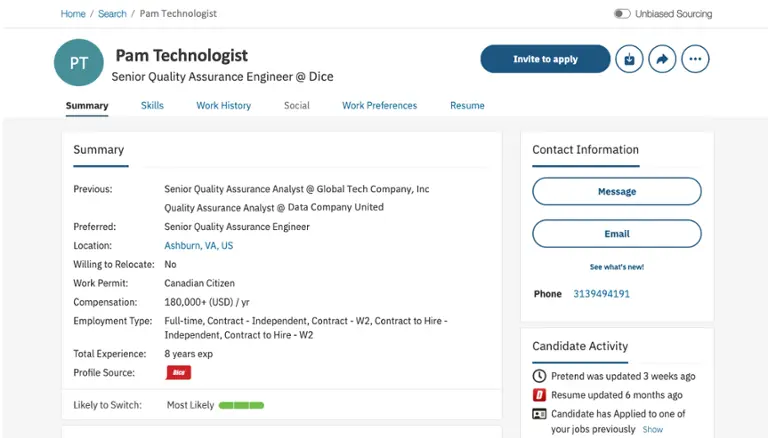Invite to Apply